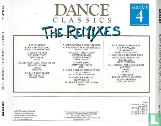  Dance Classics - The Remixes Volume 4 - Image 3