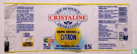  Cristaline arôme naturele de citron 0,5L