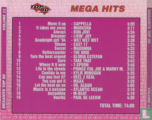 Mega Hits Top 50 - Volume 11 - Bild 3
