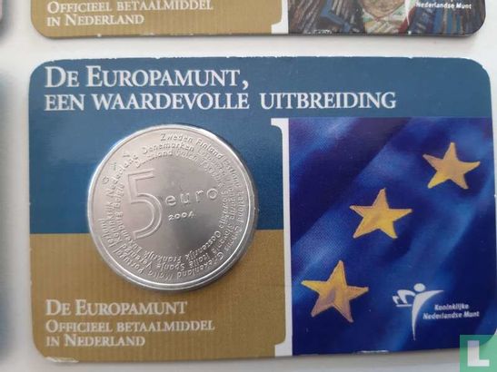 Nederland set 1e 4 coincards 5 en 10 Euro 2002-2004 - Afbeelding 5