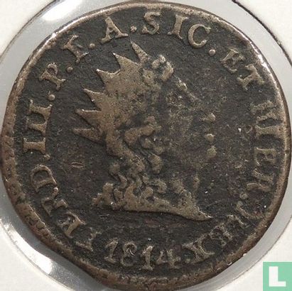 Sicily 1 grano 1814 (type 1) - Image 1