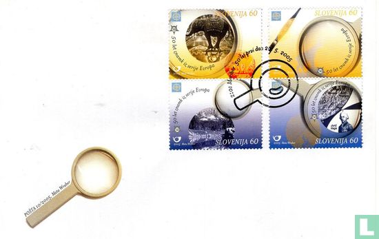 Timbres 50 ans d'Europe