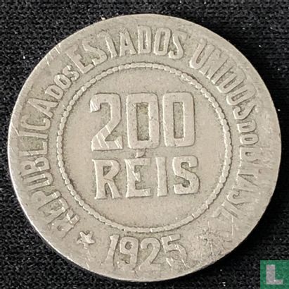 Brazilië 200 réis 1925 - Afbeelding 1