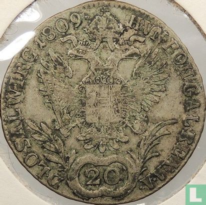 Österreich 20 Kreuzer 1809 (E) - Bild 1