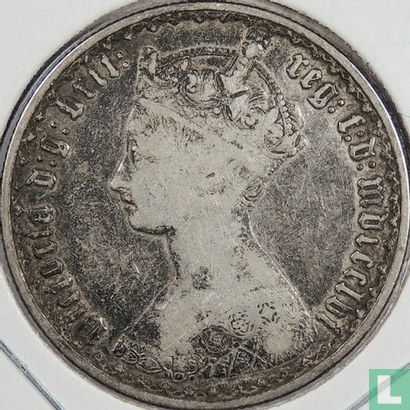 United Kingdom 1 florin 1856 - Image 1