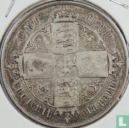 Vereinigtes Königreich 1 Florin 1856 - Bild 2