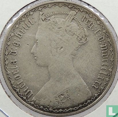 United Kingdom 1 florin 1853 - Image 1