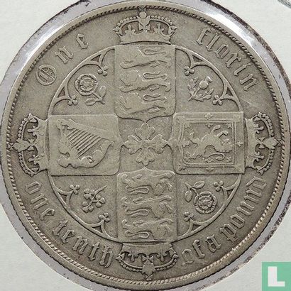 United Kingdom 1 florin 1853 - Image 2