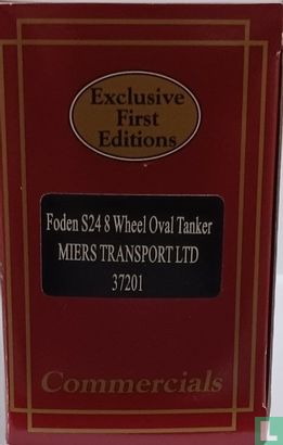 Foden S24 8 Wheel Oval Tanker 'Miers Transport' - Afbeelding 7