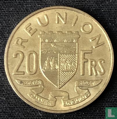 Réunion 20 francs 1972 - Afbeelding 2