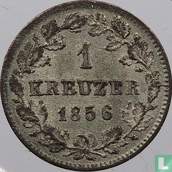 Württemberg 1 kreuzer 1856 - Afbeelding 1
