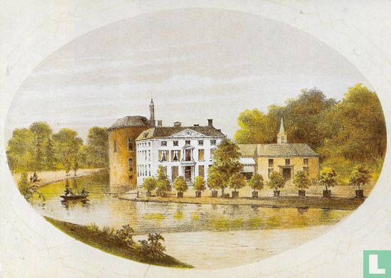 Kasteel Rosendael (Gld) naar litho uit 1875