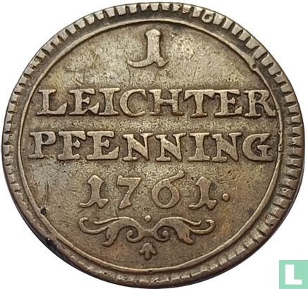 Bamberg 1 leichter pfenning 1761 - Afbeelding 1