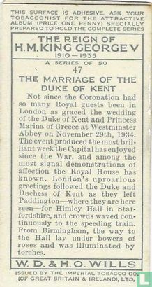 The marriage of the Duke of Kent - Afbeelding 2
