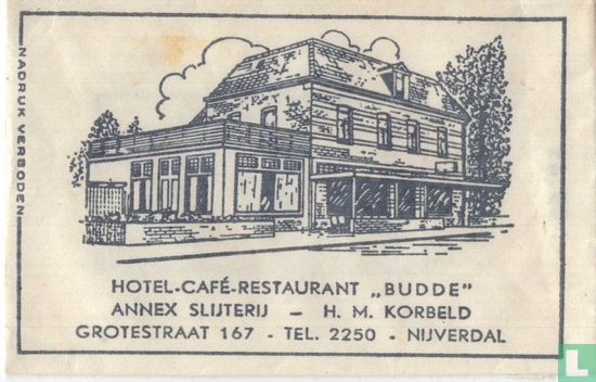 Hotel Café Restaurant "Budde"    - Afbeelding 1