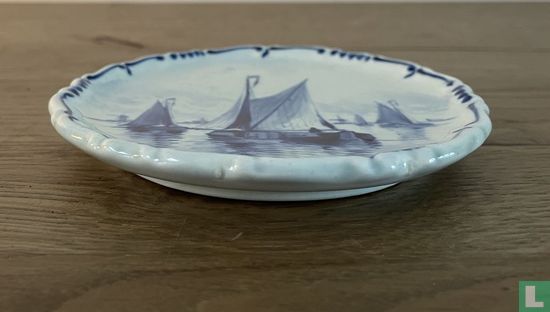 Delft blue plate or coaster from 1907 - Image 2