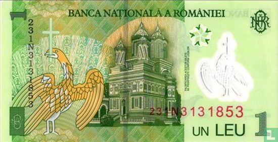 Rumänien 1 Leu 2023 - Bild 2