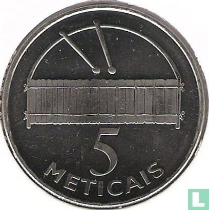 Mozambique 5 meticais 2006 - Image 2