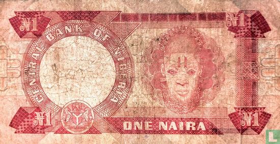 Nigeria 1 Naira ND (1979-) P19b - Bild 2