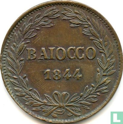 Kerkelijke Staat 1 baiocco 1844 (XIII B) - Afbeelding 1