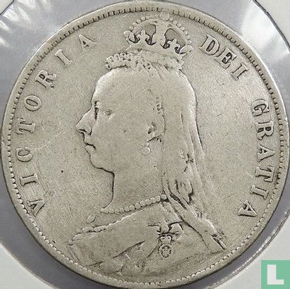 Royaume-Uni ½ crown 1888 - Image 2
