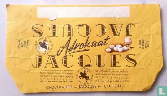 Chocolat Jacques advokaat ."Eupen"