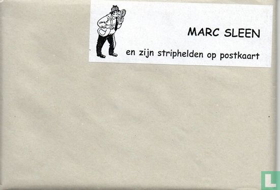 Omslag - Marc Sleen en zijn striphelden op postkaart - Van Zwam
