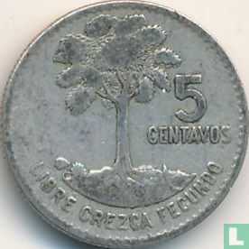 Guatemala 5 centavos 1961 - Image 2