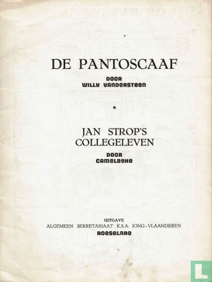 De pantoscaaf + Jan Strop's collegeleven - Afbeelding 3