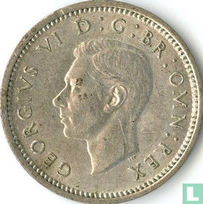 Verenigd Koninkrijk 3 pence 1943 (type 1) - Afbeelding 2