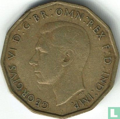 Verenigd Koninkrijk 3 pence 1939 (type 2) - Afbeelding 2