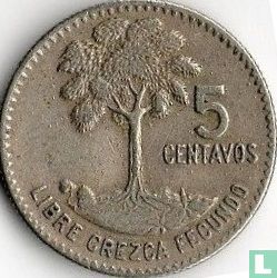 Guatemala 5 centavos 1968 - Image 2