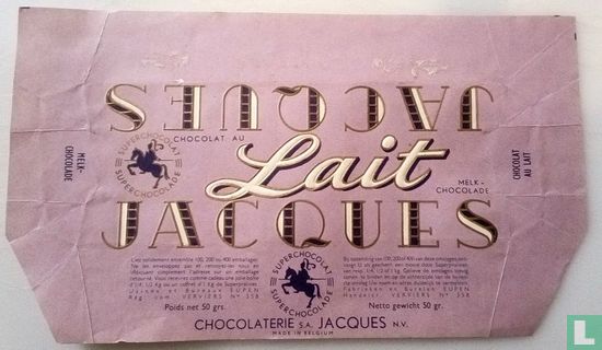 Chocolat Jacques au lait.