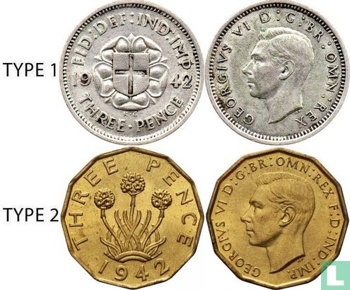 Verenigd Koninkrijk 3 pence 1942 (type 2) - Afbeelding 3