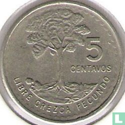 Guatemala 5 centavos 1975 - Image 2