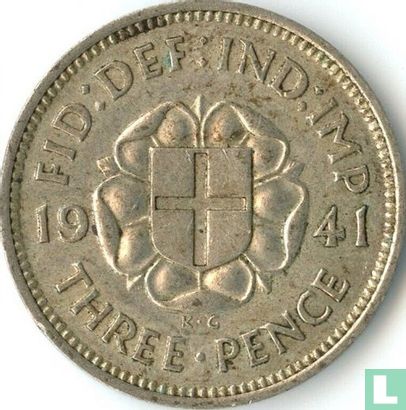 Vereinigtes Königreich 3 Pence 1941 (Typ 1) - Bild 1