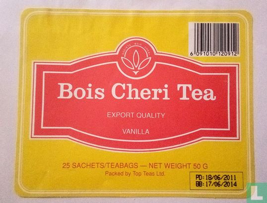 Bois Cheri Tea Mauritius 25sachets/teabag.