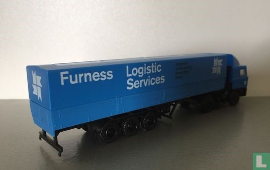 DAF 3300 canvas semi trailer 'Furness Logistic Services' - Afbeelding 2