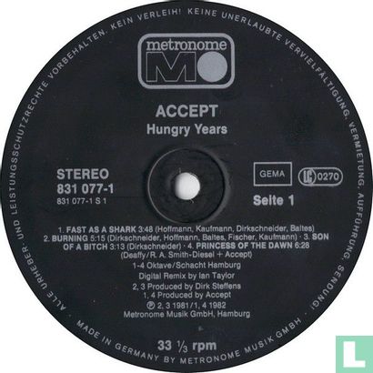 Hungry Years - Image 3