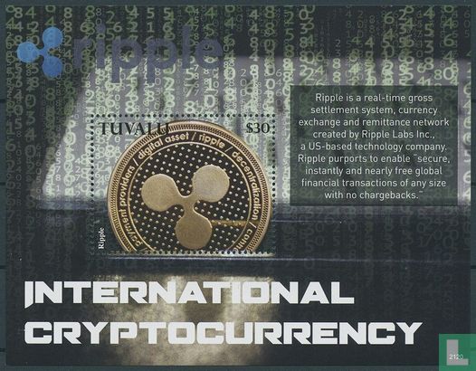 Ondulation internationale de crypto-monnaie