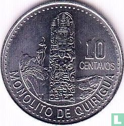 Guatemala 10 centavos 2009 (copper-nickel) - Image 2