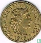 Zwitserland 1/4 franc 1939 - Afbeelding 2