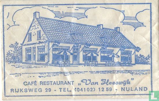 Café Restaurant "Van Heeswijk" - Bild 1