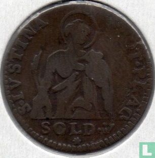 Plaisance 5 soldi 1786 - Image 2