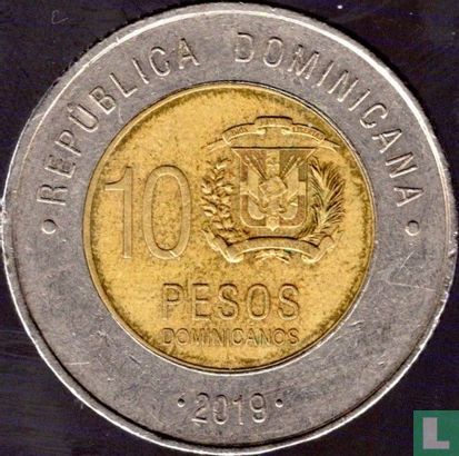 Dominikanische Republik 10 Peso 2019 - Bild 1