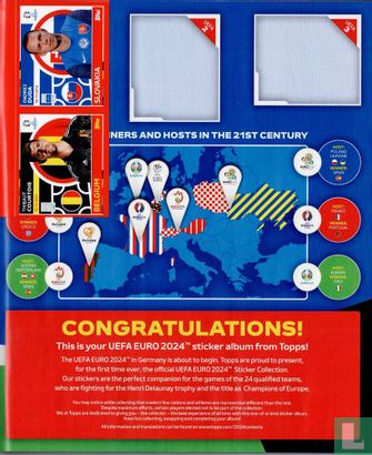 UEFA Euro2024 Germany - Official Sticker Album - Image 3