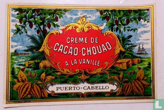 Crème de cacao-Chouao a la vanille Puerto-Cabello.