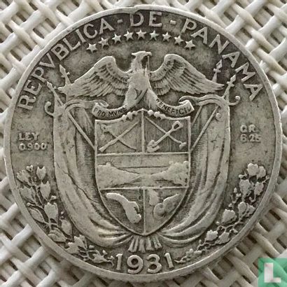 Panama ¼ Balboa 1931 - Bild 1