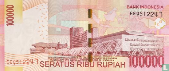 Indonesië 100.000 Rupiah  - Afbeelding 2