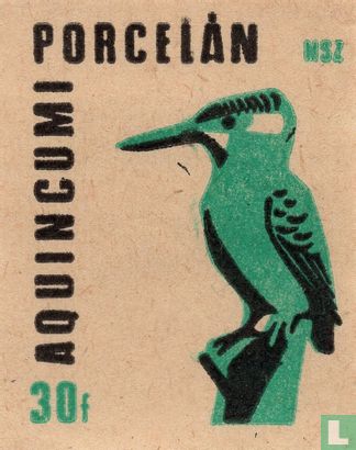 Aquincumi porcelán - ijsvogel